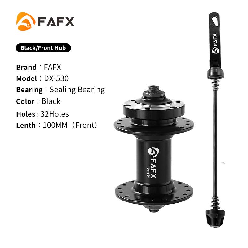 FAFX MTB Bike 32/36 Holes Sealing Bearing Hubs Compatible 7/8/9/10/11 Speed Cassette Cogs Disc Brake Alloy Hub Bicycle Parts