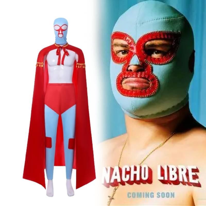 Nacho Libre Cosplay Costumes Halloween Roleplay Gifts Stage Fashion Performance