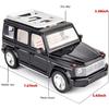 1/24 Scale Benz EQG SUV Model Car Electric Vehicle, Zinc Alloy Pull Back Toy Car with Sound and Light for Kids Boy Girl Gift
