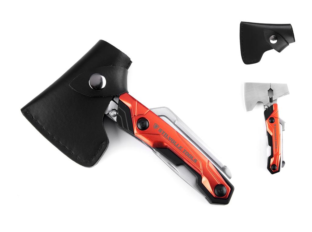 Axe Nine with 9 Functions Wire Bottle Phillips Flathead Nail Knife STILVOLLE TOOLS A Tool That Can Be Kept On Hand for and Emergency Created from the