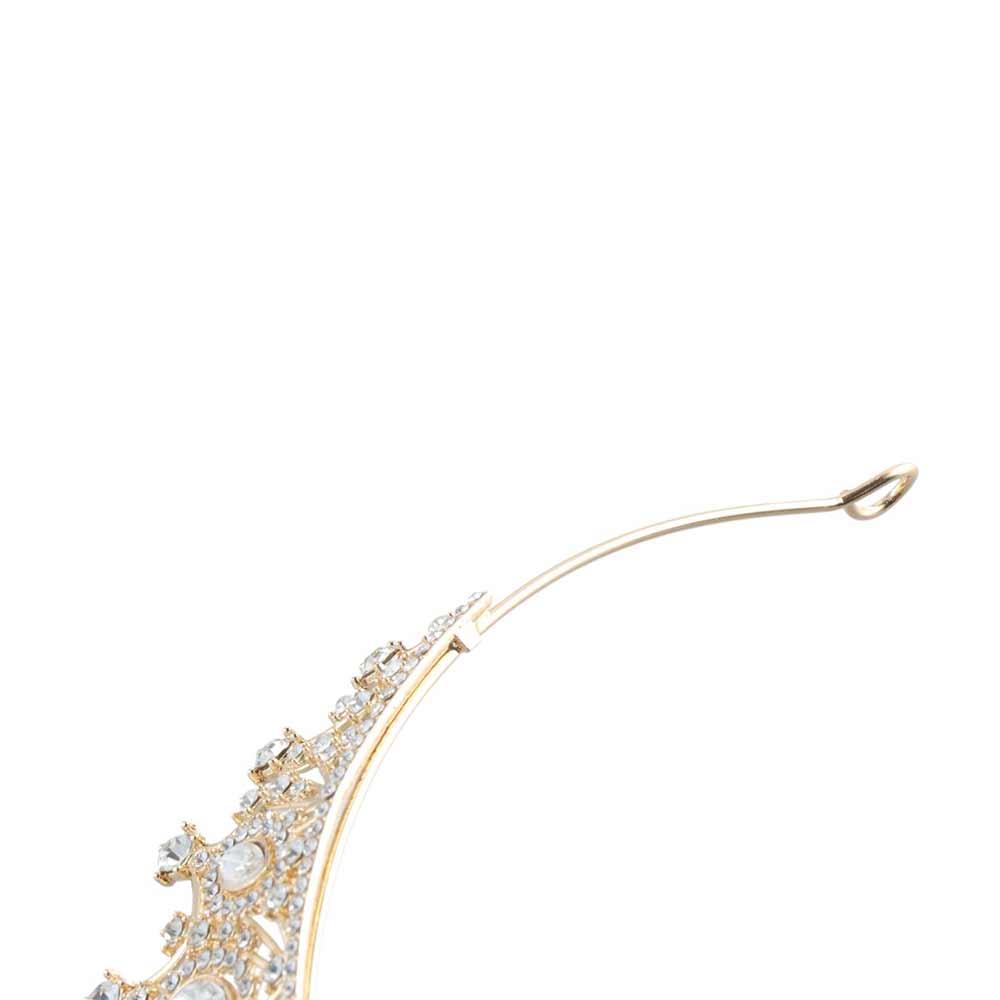Tiara Crown Headband Zircon Rhinestone Princess Headband Baroque Korean Hairbands Women Hair Hoop