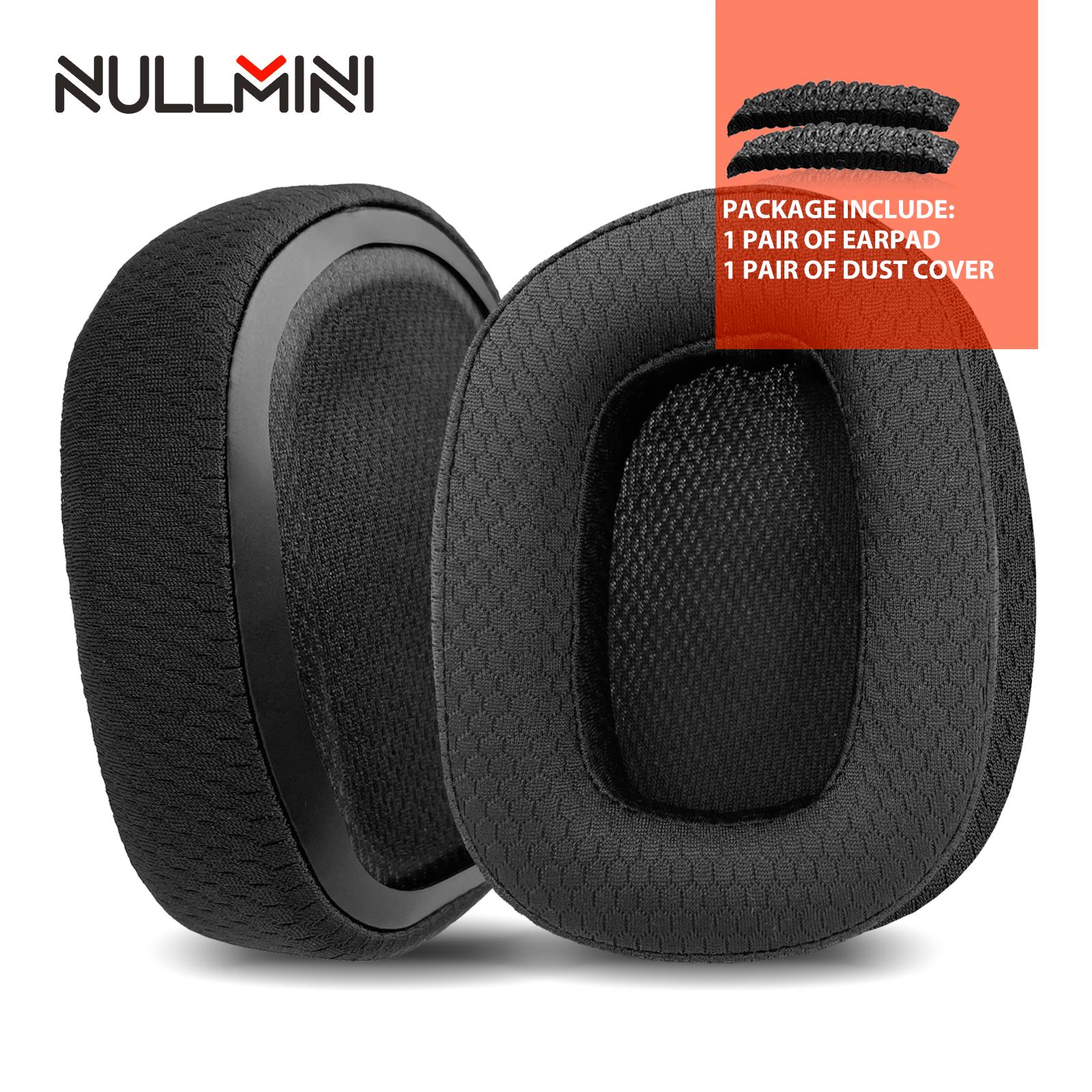 

Сменные амбушюры Nullmini для наушников Logitech G231 G233 G433 G533 G633 G933 G335 G535, оголовье, охлаждающий гель, амбушюры