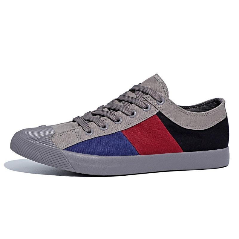 Classic Versatile Men'S Breathable Canvas Shoes Are Trendy, Fashionable, Soft And Comfortable, Old Beijing Low-Top Board Shoes