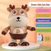 Electric Deer Toy with Sound, Light, Swinging, and Winking Eyes - Children's Toy Inspired by TikTok.