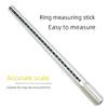 User Friendly Ring Sizer Instrument Featuring Metal Build for Convenient and Precise Jewelry Fit Assessment