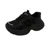 Korean Mesh Thick-soled Muffin Dad Shoes for Women 2025 New Fashion Versatile Sports Leisure Lightweight White Shoes
