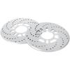 2Pcs Disc Brake Rotor Cover Drum Brake Decorative Aluminum Brake Cover Dust-Proof for Auto Rear Wheel Tools