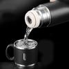 Termoflaska i rostfritt stål Vakuumisolerad kolv med kopp för kaffete