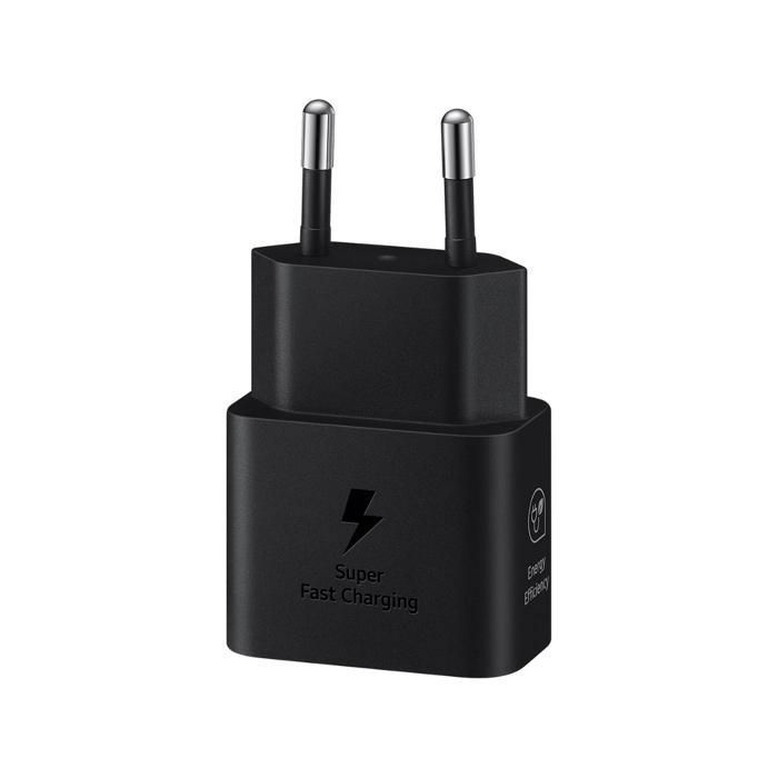 Fast Mains Charger – Samsung – 25 W – USB-C – Black