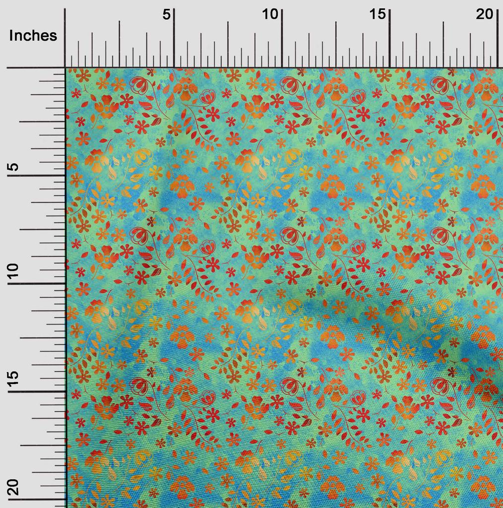 oneOone Cotton Flex Brown Fabric Batik Sewing Fabric By The Yard Printed Diy Clothing Sewing Supplies 40 Inch Wide -