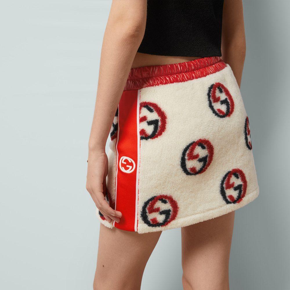 GUCCI SS24 Casual Short Skirts Women's Brown 767012-XJF7Q-2184