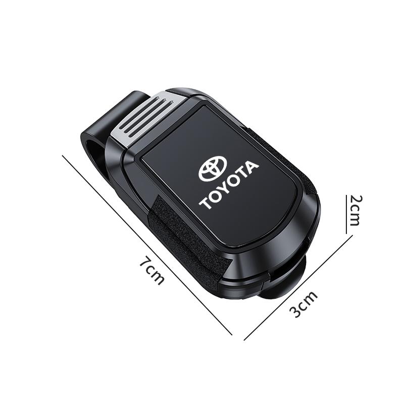 Car Sun Visor Glasses Sunglasses Clip Storage Clamp Valve ERWTGFH6 Cap For Toyota GR Corolla CHR RAV4 Yaris Aygo Prius Camry Prado Auris