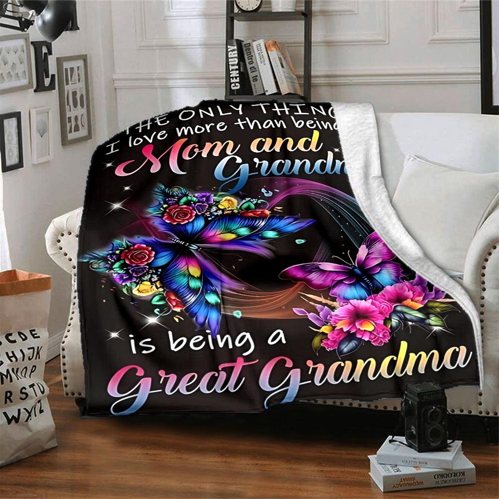 1pc Mother"s Day Gift Blanket - Perfect Gift for Birthdays, Christmas & Halloween- Soft, Warm & Versatile yy250909204
