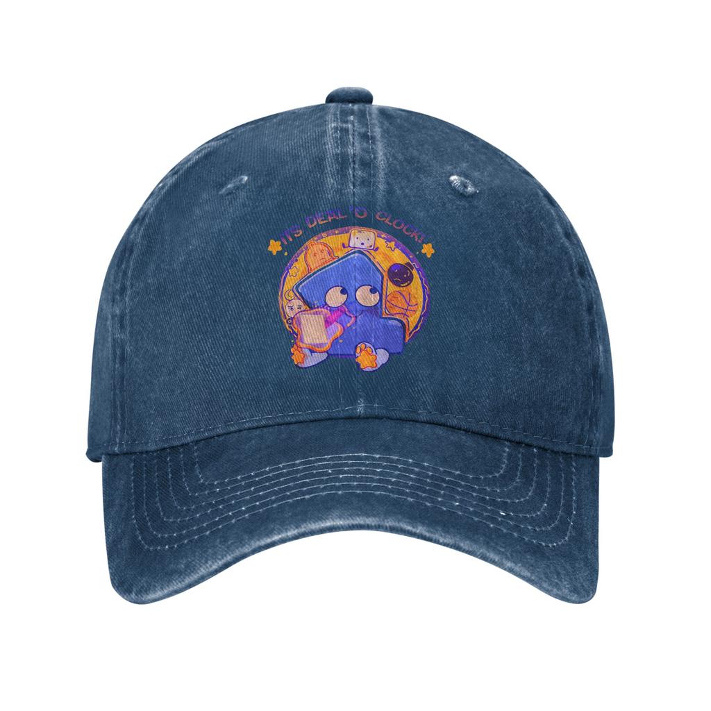 Its Deal O’ Clock!  Sun Baseball Cap BFDI Trendy Men Adult Washed Hip Hop Hats Wholesale Print Outdoor Gym Baseball Caps
