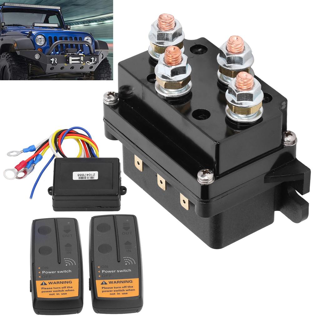DC500A 12V Wireless Winch Remote Control Kit Winch Solenoid Relay for 8000lbs?12000lbs ATV UTV