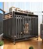 Extra Thick Dog Cage with Toilet for Large Breeds: Golden Retriever, Samoyed, Border Collie, Labrador