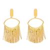 Personalized Geometric Chain Tassel Dangle Earrings for Women Ladies Europea and America Fashionable Drop Earrings Jewelry Gifts