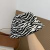Fashionable Zebra Pattern Bucket Hat For Women Breathable Cotton Sun Hat Protection