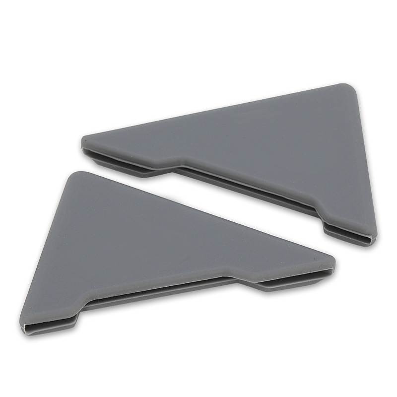 2PCS Silicone Car Door Corner Cover 90 Degree Angle Bumper Scratch Protector Guards Safety Triangle Anti Collision Stickers