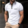Abbigliamento Estivo da Uomo Polo a Maniche Corte con Stampa Digitale 3D Uomo Business Golf Polo Top