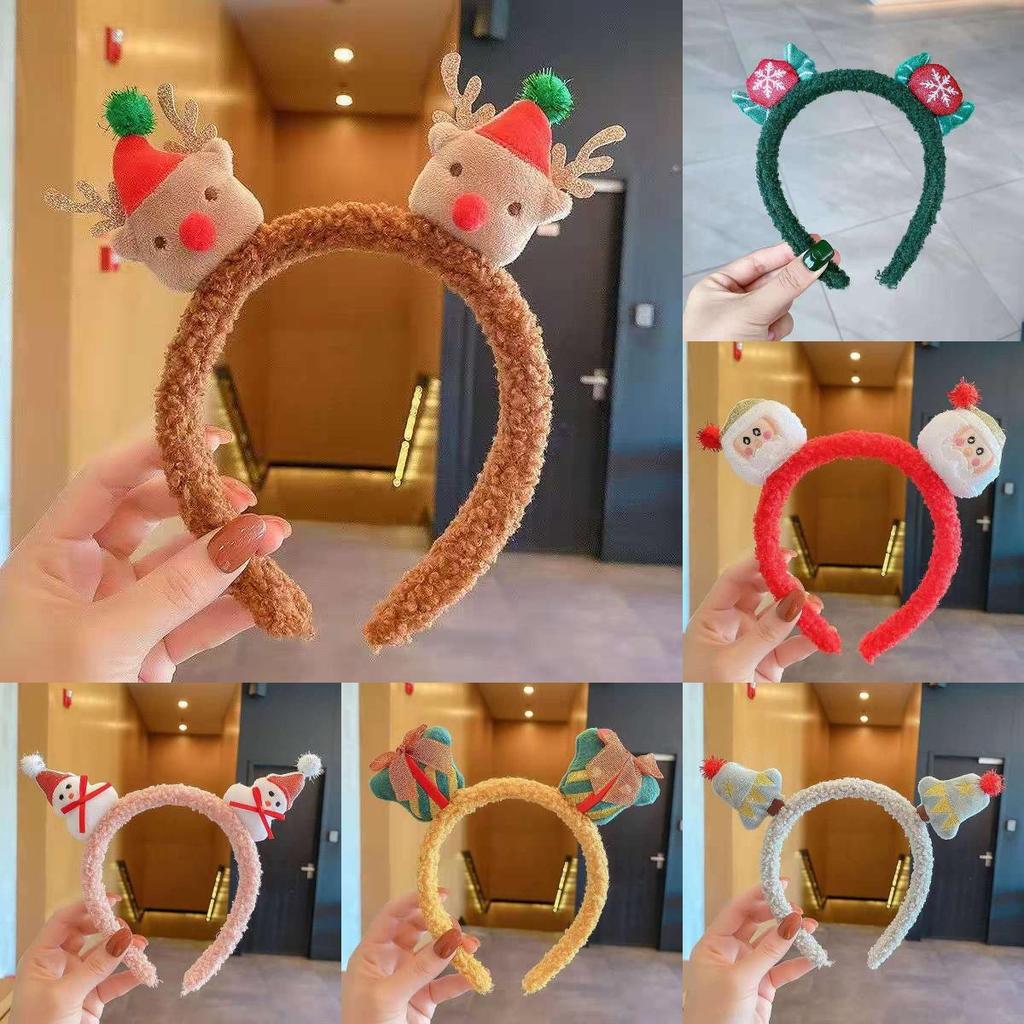 Headbands Sweet Style Cute Snowman Elk  Hair Accessories Decoration Christmas