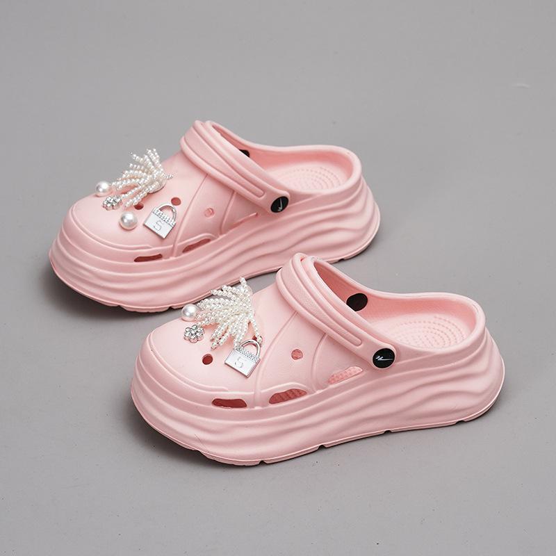 Cartoon soft bottom heightening slippers new