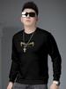European Goods 2025 Autumn New Trendy Brand Letters Hot Drilling round Neck Hoodie Men's Trendy Bottoming Shirt Long sleeve Top Men