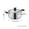 SUPOR Little Red Circle 24CM Stainless Steel Soup Pot