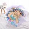 Princess Jasmine, Fantasy Themed Automatic Opening and Closing Umbrella, Brightly Colored 8-rib Portable Umbrella, Suitable for Men and Wome