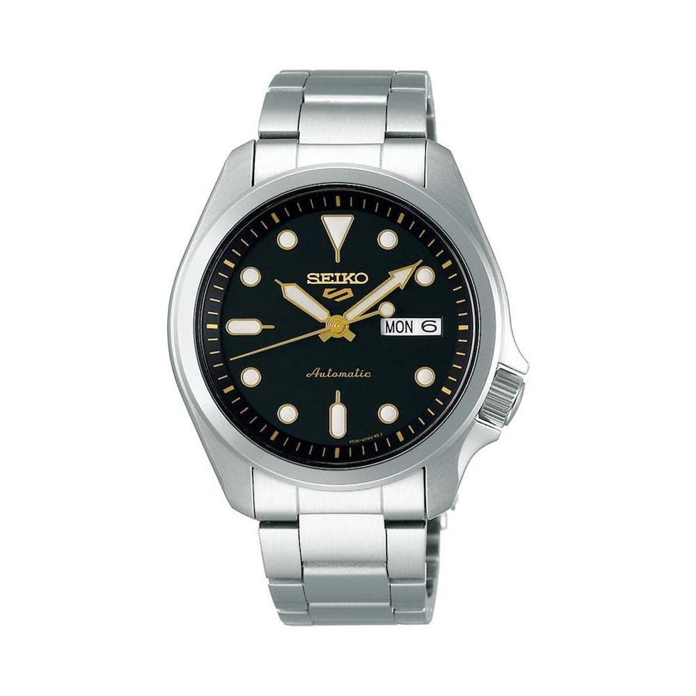 

SEIKO Men s Seiko 5 Sports Automatic 100m Black Dial Watch SRPE57K1