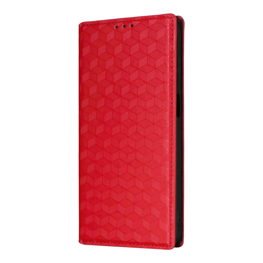 For Samsung Galaxy M16 5G/F16 5G Case Wallet Rhombus Imprinted Leather Phone Cover