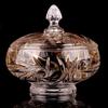 Fulaiwenzi Golden Windmill European Style Glass Fruit & Candy Dish