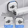 Suction Cup Strong Powerful Self Adhesive Drying Rack Hanger RV Clothsline Wall Mount Foldable Cloth Dryer Hanging Collapsible