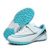 Children'S Football Shoes Tf Broken Nails Artificial Turf Boys And Girls Teenagers Students Velcro Leather Foot Training