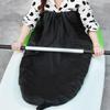 Nylon Kayak Spray Skirt Waterproof Cover Water Sports Accessory(Black)