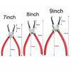 7/8/9 Inch Fuel Line Pliers Built-In Return Spring Universal Quick Release Pliers Anti-Slip Handle Fuel Removal Tool