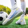 TF/FG Outdoor High Top Long Spikes Football Boots Unisex Youth Kids Training Cleats Sneakers men Non-Slip Society Soccer Shoes