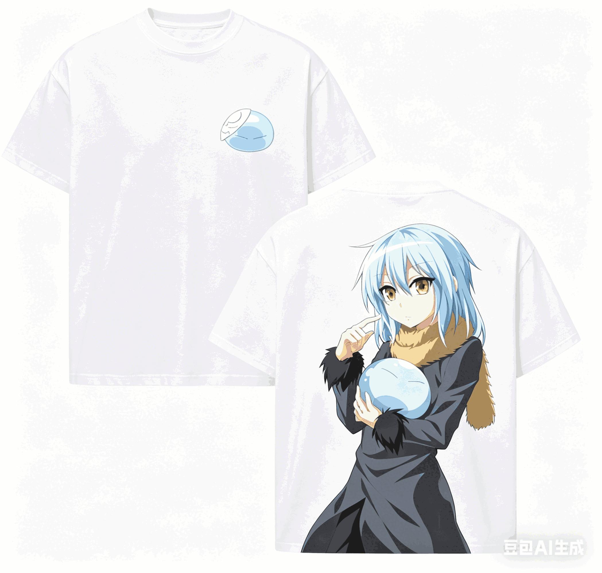 

Slime Rimuru Cotton T-shirt Year round clothing high quality personality Clothes Plus Size Unisex New Model Retro Fashion XXXL