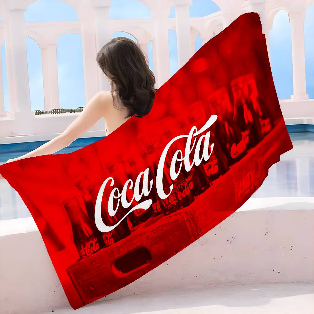 C-Cocas-C-Colas Strandtuch Bunte Badetücher Für Mädchen Mikrofaser Schnelltrocknend Individuell Sandfrei Strand Yoga Spa Fitnessstudio Pool