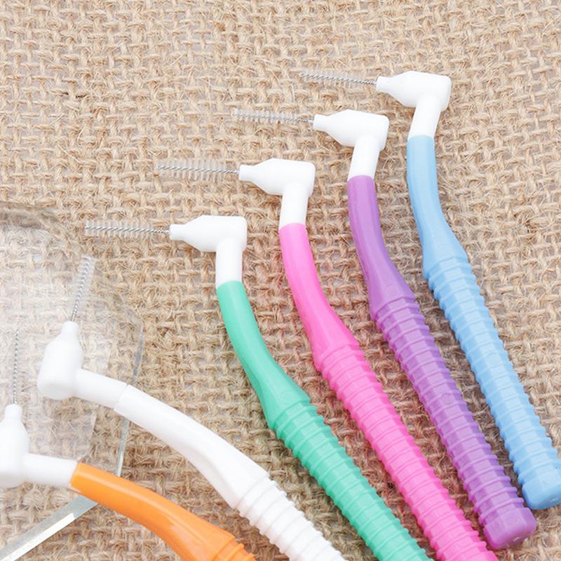 10Pcs L-Shaped Mini Eyelash Brush Eyelash Extension Brushes For Eye Lash Cleaning Mascara Wands Applicator Lip Brush Makeup Tool