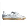 adidas Originals Samba LT Slip Resistant Abrasion Resistant Low Top Skateboard Shoes Women's Silver White IG4279(Team531-)