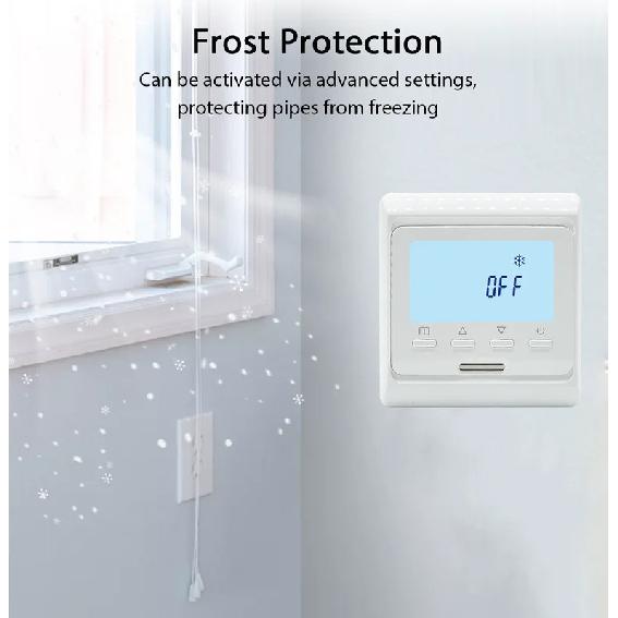 WiFi Heat Floor Programmable Thermostat 220V 16A Electric Home Underfloor Warm Heating Temperature Controller APP Remote Control