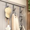 Vertical Door Organiser Hooks Sturdy Mounting For Hats Keys Bags Rustproof Metal Coat Rack Home Essential