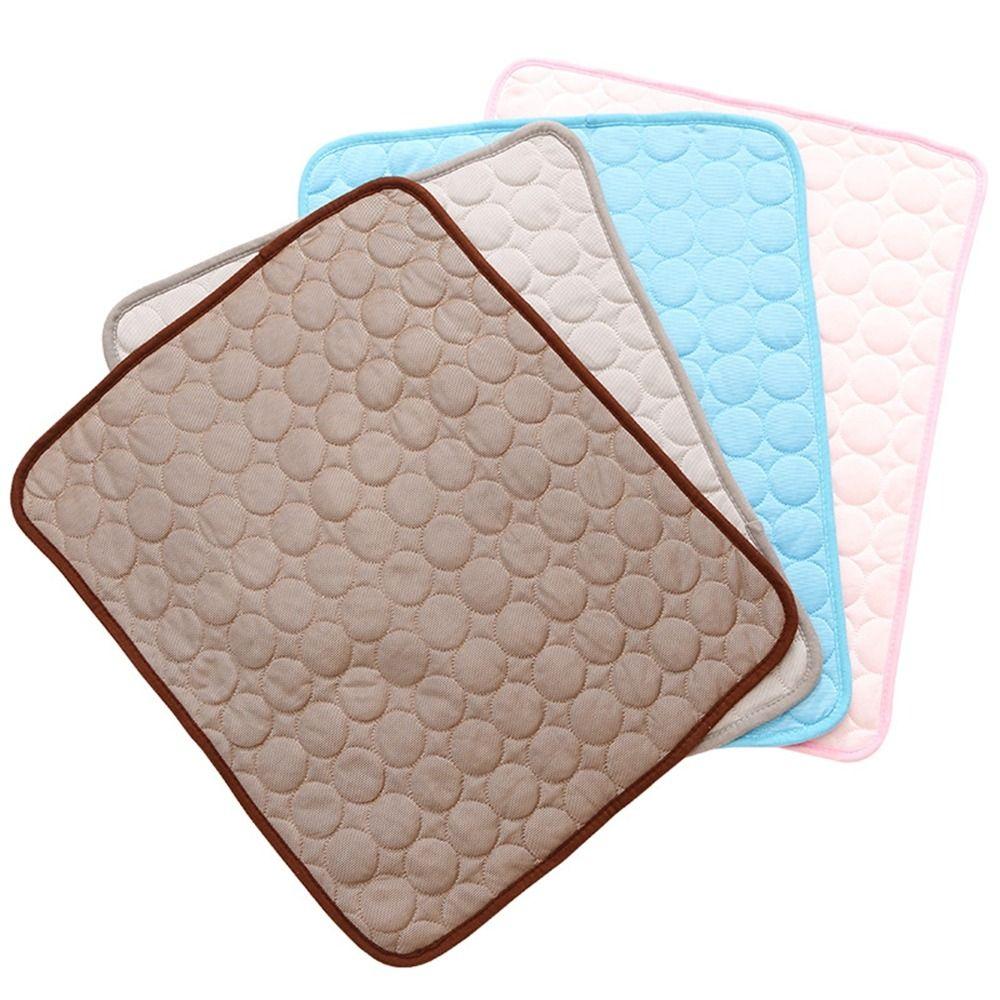 Non-Slip Pet Ice Pad Bite Resistant Pet Sleeping Pad Comfortable Dog Cooling Mat Summer