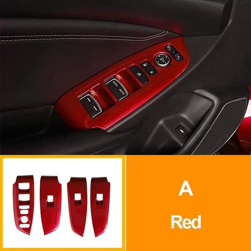 For Honda Accord X 10th 2018     Hybrid ABS Car Door Window Switch Lift Buttons Decorate Covers Accessories