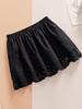 Hoodie Hem Lace Skirt: Butt-Covering High Waist Layer for Autumn/Winter