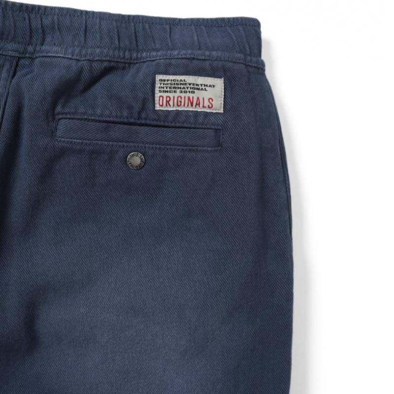 Thisisneverthat Overdyed Keprové Kalhoty Prachově Modré