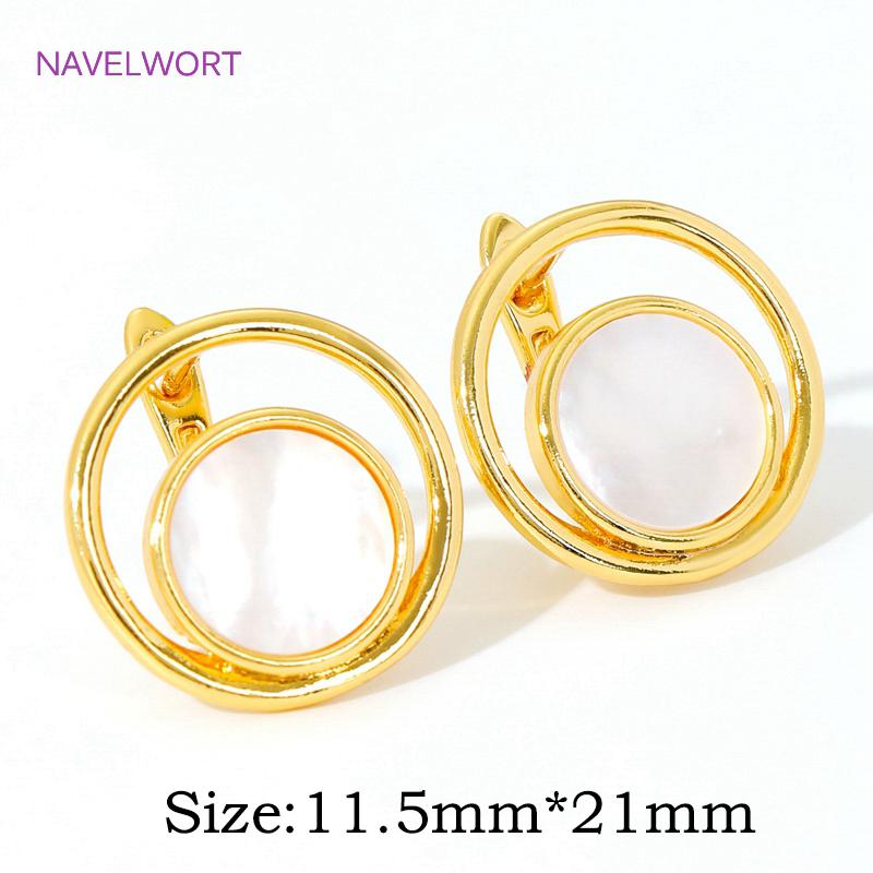 Crochets de Boucles d'Oreilles Plaqués Or 18K Fermoirs Laiton Accessoires de Boucles d'Oreilles Fil d'Oreille Pour Fabrication de Boucles d'Oreilles Apprêts, Accessoires de Fabrication de Boucles d'Oreilles DIY