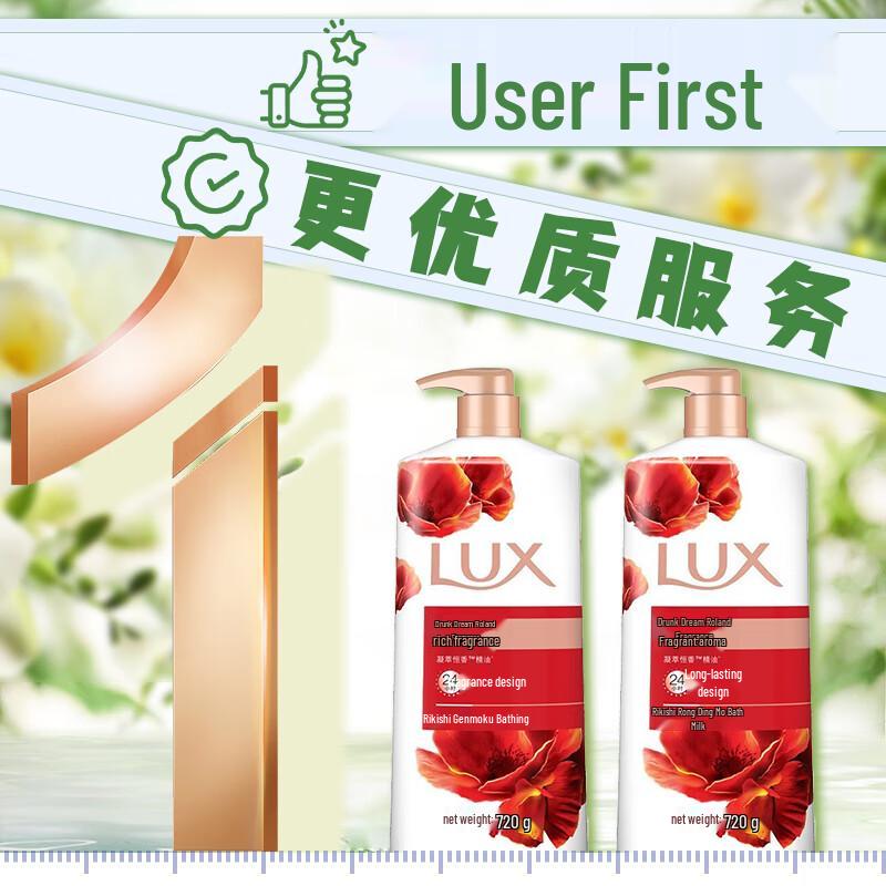 Lux Dreamy Rose Fragrance Shower Gel