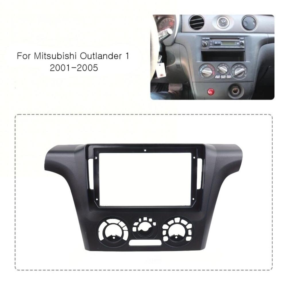 Car Radio Fascia For Mitsubishi Outlander 2001 2002 2003 2004 2005 Audio Stereo Install Dash Panel Mounting Frame Kit